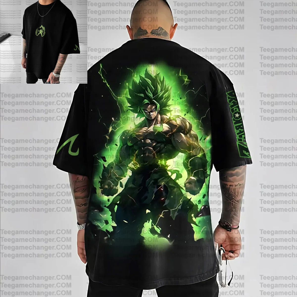 Anime Dragon Ball Son Goku Men Harajuku 2025 Summer T-shirt Oversized Retro Street Women Casual Loose Short Sleeve Unisex Top