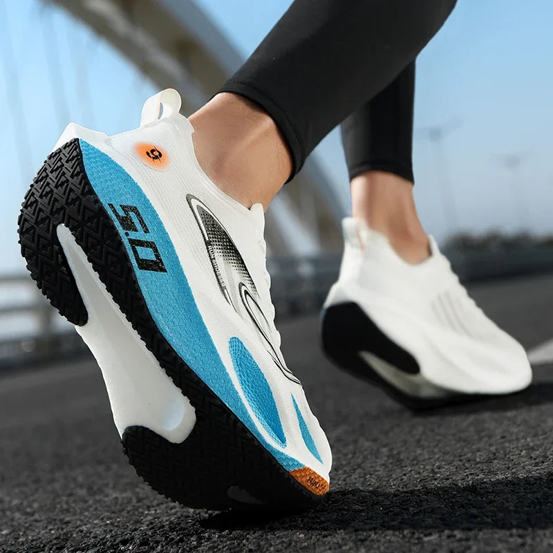 Air cushion running shoes, breathable outdoor sneakers, lightweight sports jogging shoes