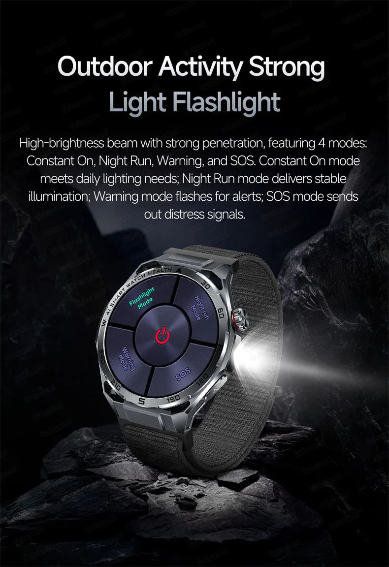 Smart Watch Men High-end Health Blood pressureblood oxygen lipids Uric acid Sapphire Smart watches Ai GPT Custom dial ECG 2026
