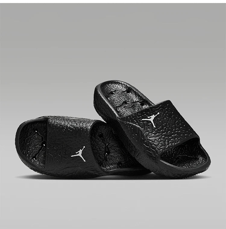 Nike Genuine Jordan Men's Crack Texture Bath Sandals HQ2163-001
