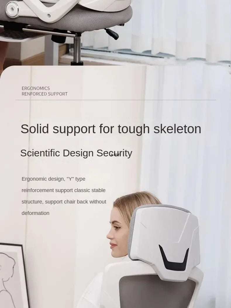 Ergonomic Computer Office Chair with Adjustable Height, Rotating Swivel Design, Comfortable Reclining Boss Chair for Home Office, Study & Gaming