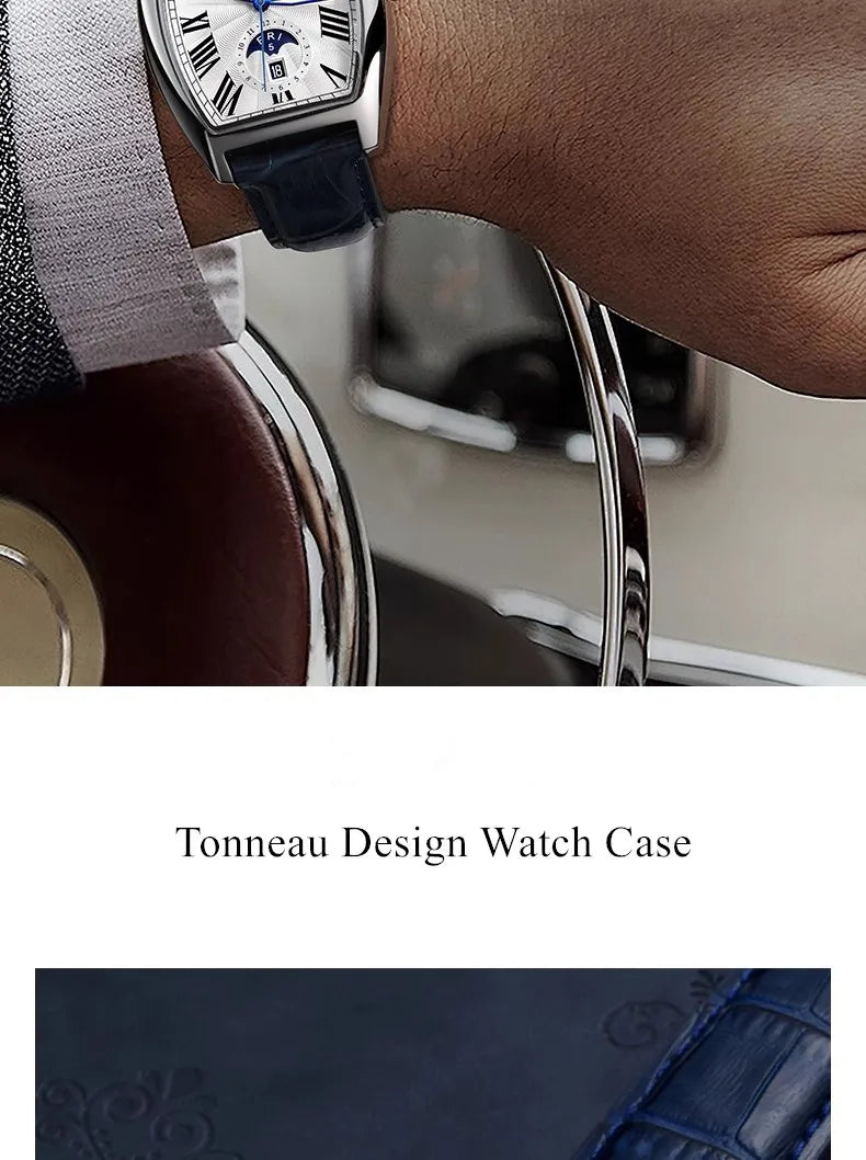 CARNIVAL I&W Mechanical Business Watches for Men Brand Luxury Automatic MIYOTA Movement Wristwatches Waterproof Man Reloj Hombre