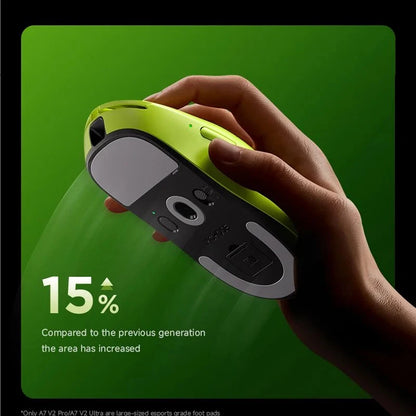 Ratón gaming inalámbrico ultraligero MCHOSE A7 V2 Ultra / Pro Dual 8000Hz PAW3950 TI 42000DPI para PC y gamers de e-sports
