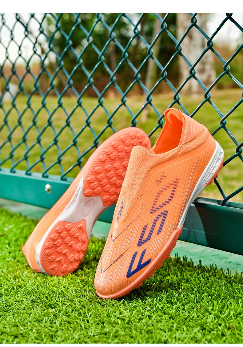 New Men Football Boots Non-Slip Match Grass Cleats High-top High-quality Soccer Shoes Futsal Sneakers Indoor Hot-selling Outdoor