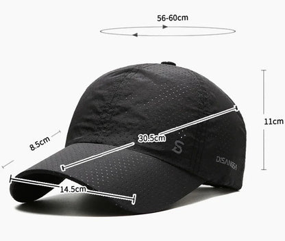 Original Design Running Cap Thin Quick Drying Breathable Duck Tongue Outdoor Men's Sun Summer Fishing Avisor Baseball Cap