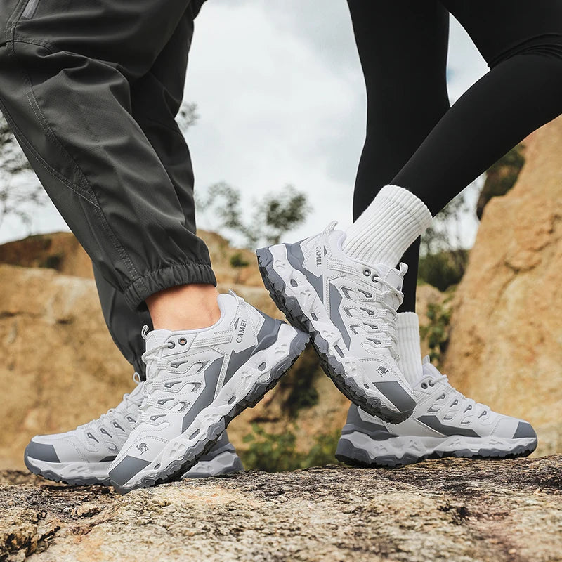Men Women Hiking Shoes Non-slip Trekking Outdoor Sneakers Sports Shoes Camping Training Jogging Breathable Climbing Trail Shoes
