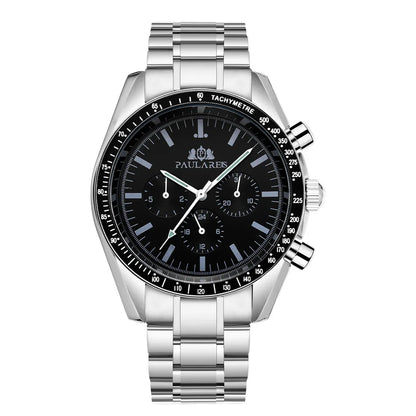 PAULAREIS P Brand Luxury Men Mechanical Watches Calendar Business Watch Mens Sports Waterproof Stainless Steel Automatic Watches