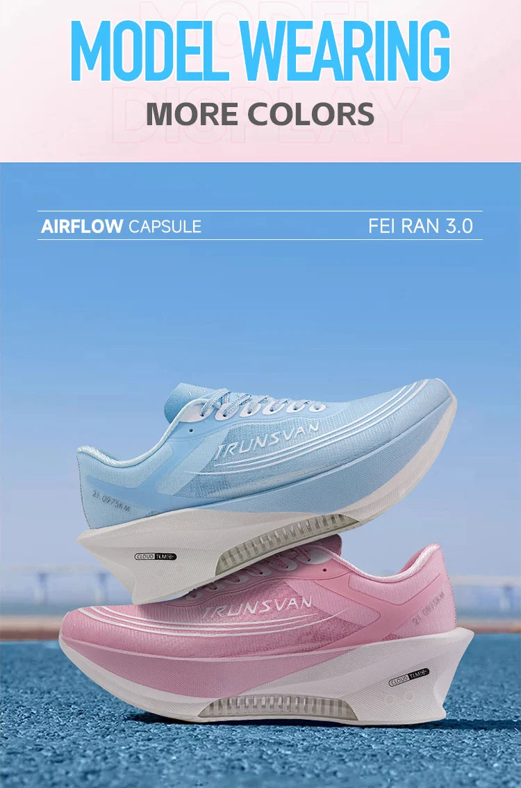 IRUNSVAN Airflow Capsule Sports Shoes Marathon Boardless Training Exclusive Running Shoes for Men and Women 166