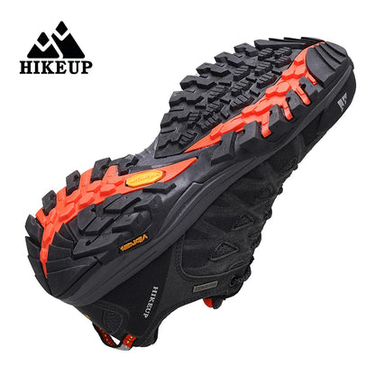 HIKEUP módní outdoorová obuv, pánské sportovní trekové boty do hor a na kempování, neklouzavé a odolné proti opotřebení