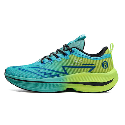 Brand Men Carbon Plate Running Shoes Soft Cushion Shock Absorbing Sports Shoes Unisex Sneakers Light Anti-Slip Training Shoes