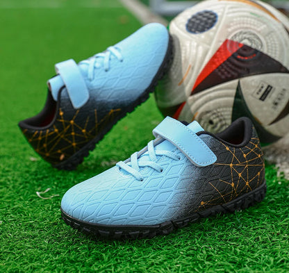 New Men Soccer Shoes Girls Cleats Outdoor Match Training Sport Football Boots Long Spikes Comfortable Breathable Boys Non Slip