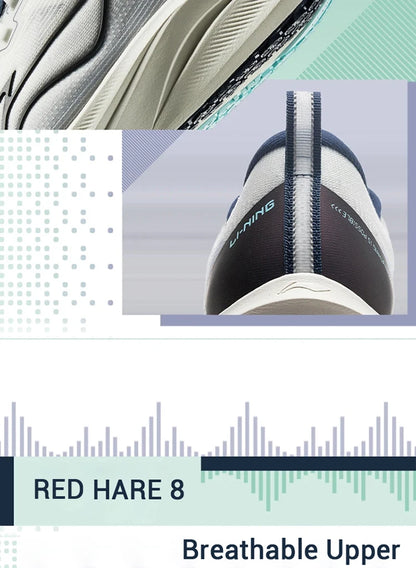 Pánské závodní běžecké boty Li-Ning RED HARE 8 LIGHT FOAM ULTRA, reflexní tlumené stabilní boty, lehké tenisky LiNing ARPV001