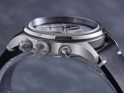 Milifortic 39MM Fashion Chronograph Watch Man R086 Retro C3Luminous Stainless Steel Waterproof 100M VK63 Quartz Watches For Man