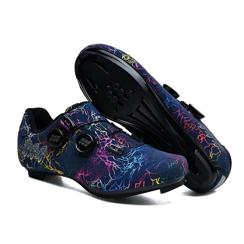 Professional Cycling Shoes Road Bike Men Racing Contest Self-Locking Speed Bicycle Sneakers Women Spd Cleats Cycling Footwear