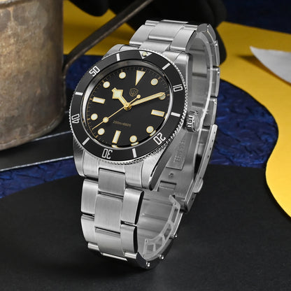 Watchdives WD7922 Quartz Watch Men VH31 Movement Sapphire Crystal 200m Waterproof Wristwatch Luminous 37mm Vintage BB54 Watches