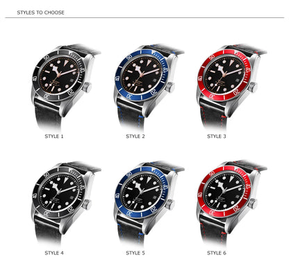 Luxury Customizable Logo Waterproof Japan nh35 Automatic Mechanical Wristwatch Full Steel Sapphire Men Watch Dress Male Clock