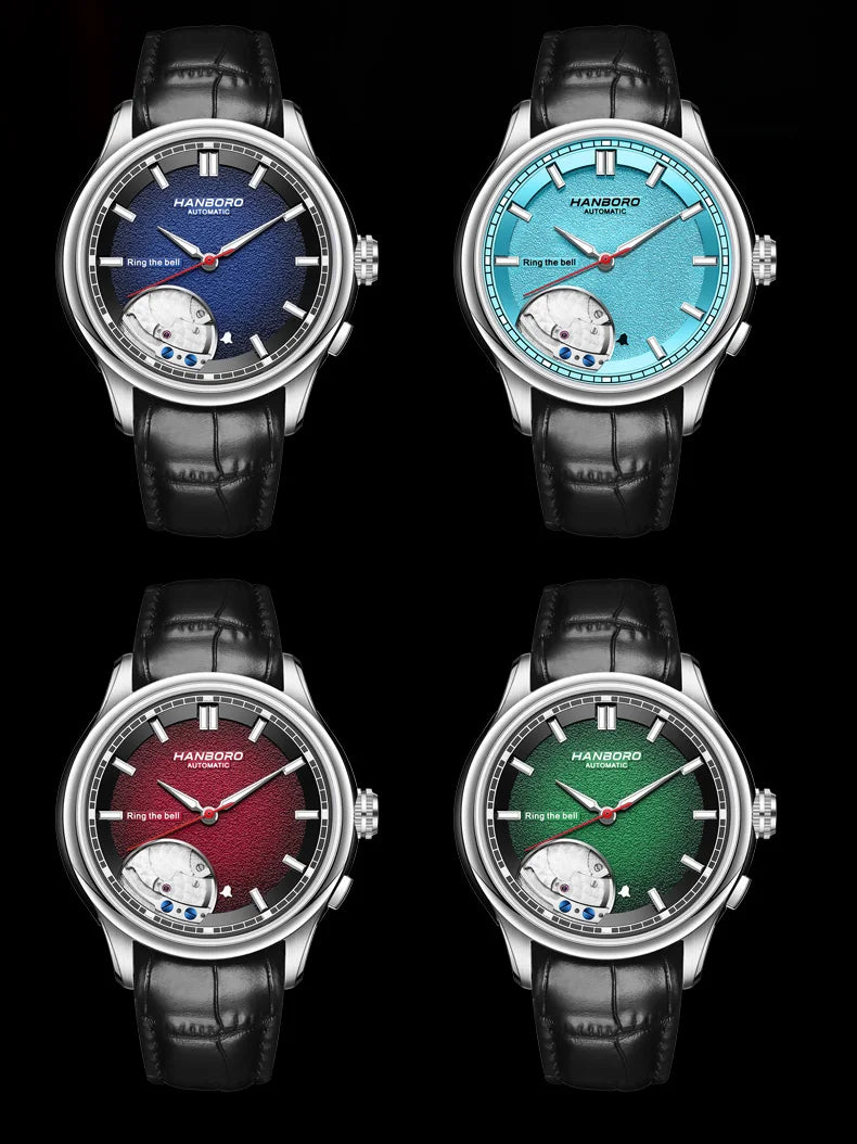 HANBORO Chime Series Modified Movement Men's Personalized Automatic Mechanical Watch