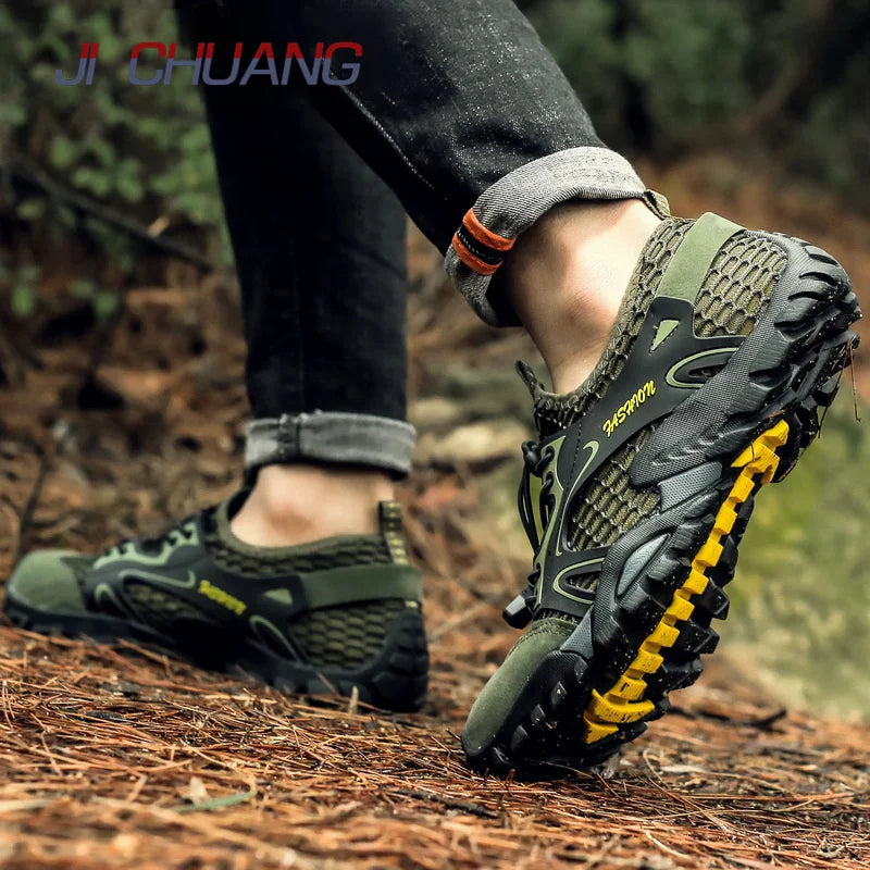 39-50 Water Shoes Men Quick Drying Swim Beach Aqua Shoes for Water Sport Diving Hiking Sailing Travel Sneakers  mountaineering