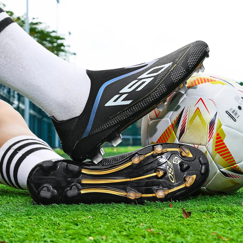 Men Soccer Cleats Professional Football Boots Society Turf Breathable Mesh Youth Soccer Shoes Anti Skid Male Sneakers Chuteira