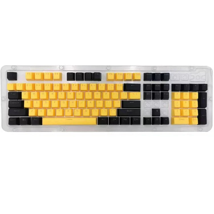 Good Pbt Oem Keycaps 61/87/104keys Custom RGB Player Backlit Double Shot Keycaps Gaming Accessories Ergonomic Teclado Pink/Black
