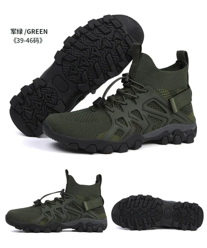 Unisex Breathable Quick Drying Fishing Water Sport Shoes Summer Upstream Barefoot Aqua Boots Outdoor Non-Slip Women Beach Shoes