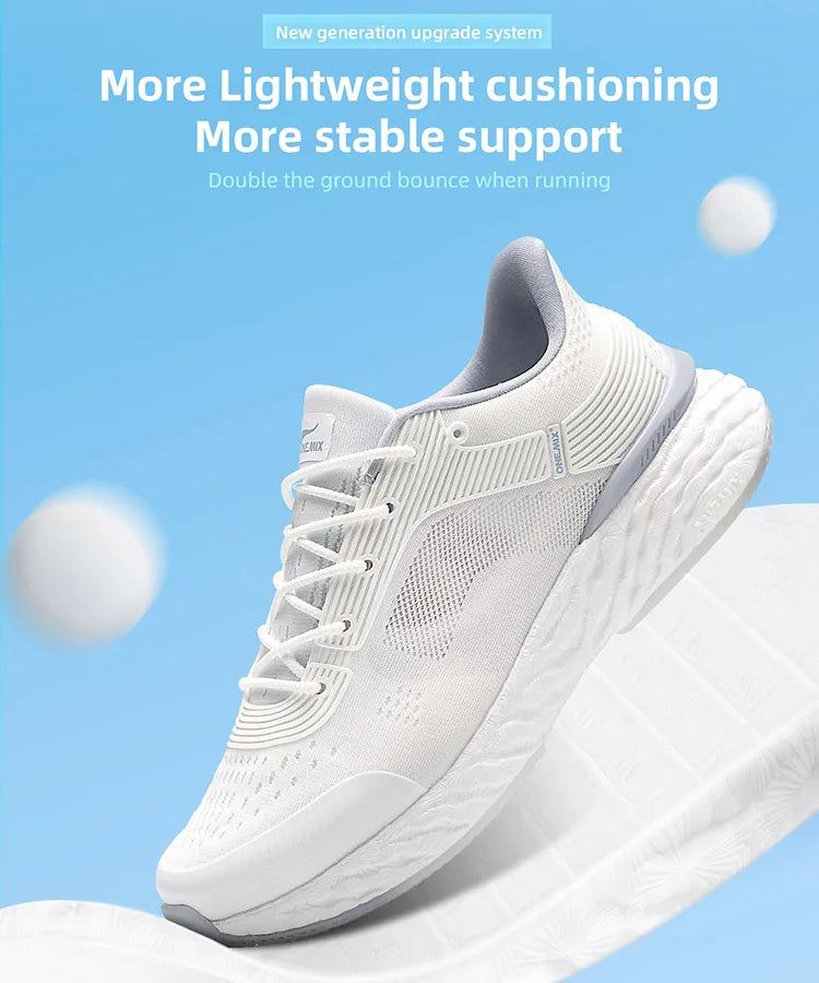 ONEMIX YUE SHUANG Running Shoes for Men Air Cushion Athletic Couple Trainers Sport Runner Shoes Outdoor Women Walking Sneakers