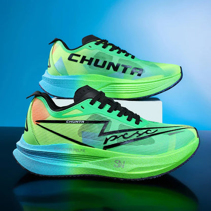 Men's Sports Shoes Carbon Plate Running Shoes Male Marathon Sneakers Racing Shock-absorbing Athletics Training Shoes for Women