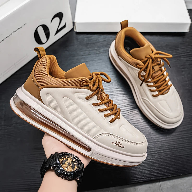 Men's Casual Sneakers, Luxury Trainer Shoes, Breathable Race Running Shoes, Fashion Loafers for Men.