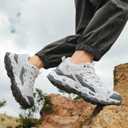 Men Women Hiking Shoes Non-slip Trekking Outdoor Sneakers Sports Shoes Camping Training Jogging Breathable Climbing Trail Shoes
