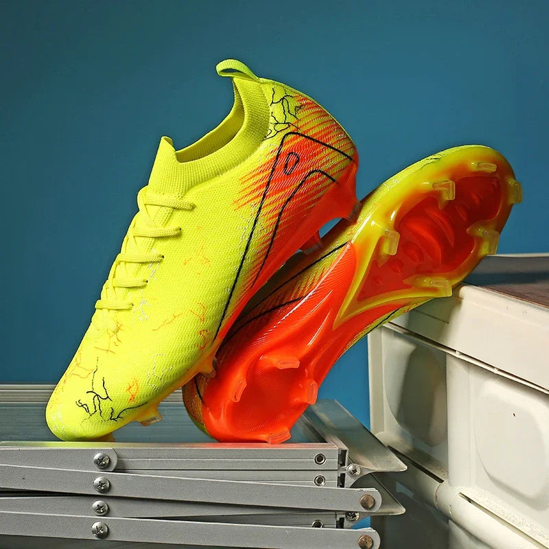 New Men's Football Boots Non-Slip Soccer Shoes Training Sneakers FG Top Quality Cleats Wholesale Drop Shipping Unisex Adult