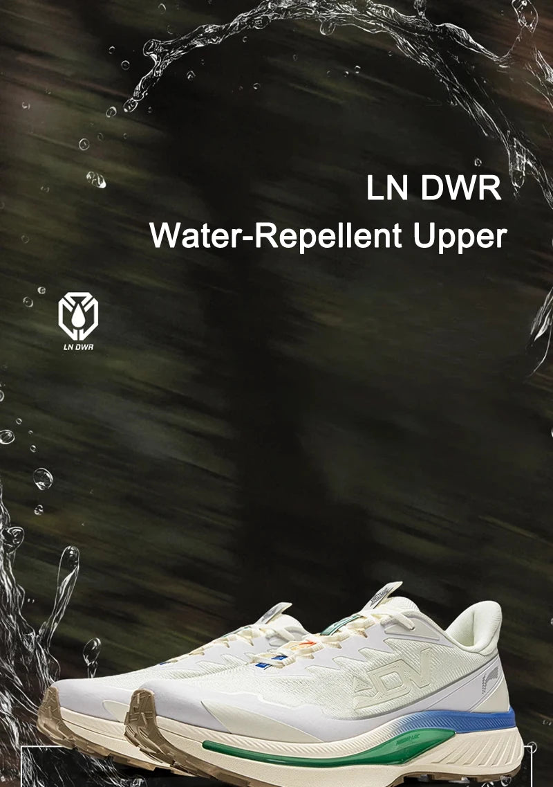 Li-Ning Men's BEN XIAO Trail Running Shoes LN DWR Water Repellent Breathable Support Stable LiNing Mountain Sports Shoes ARNV015