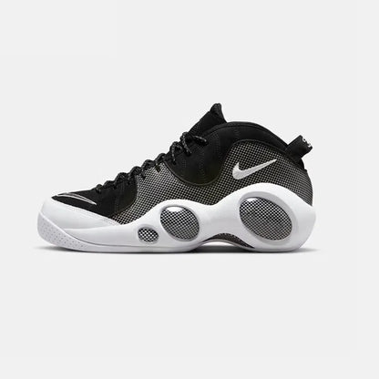 Nike Casual Men's Shoes Air Zoom Flight95 Basketball Shoes Black & White Big Eyes DM0523-001