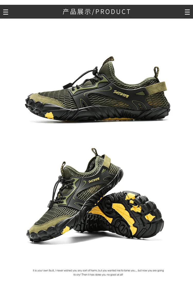 Water Shoes for Men Trekking Hiking Shoes Drainage Beach Aqua Shoe Quick Dry Swim Barefoot Sandal Diving Fishing Surfing Sneaker