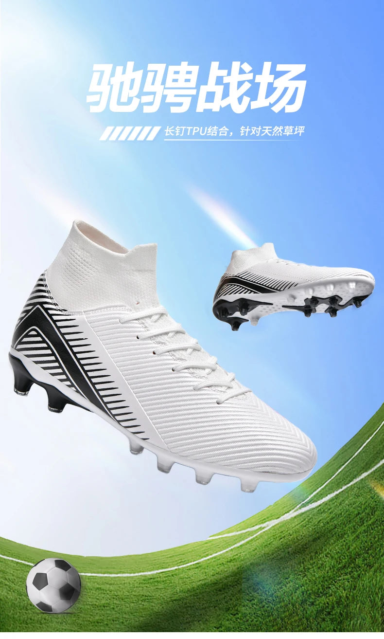 New Men Professional Soccer Shoes Non-slip Football Boots Unisex Breathable Futsal Sports New Cleats Drop Shipping Ultralight