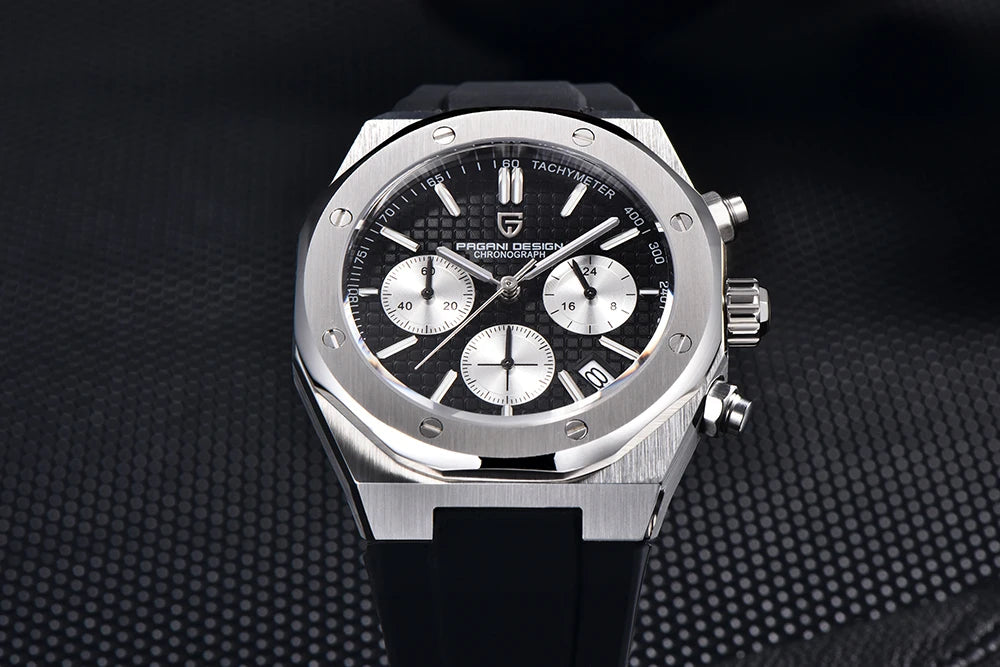 PAGANI DESIGN 2026 New VK63 Men's Business Quartz Watch Sapphire Stainless Steel 20Bar Waterproof Sports Chronometer Code Watch