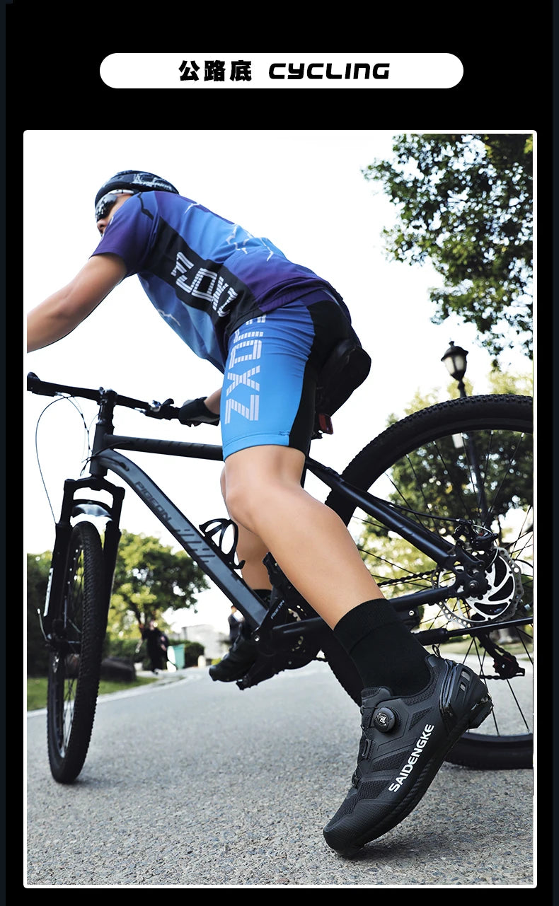Unisex New Cycling Shoes Professional Lightweight Luxyry Original Road Rubber MTB Racing Bicycle Fashion Bike Street Sports