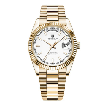 Reloj de lujo Corgeut de 36MM para hombre ST1644, reloj de pulsera mecánico automático con cristal de zafiro, relógio masculino 10BAR, para natación y vestir