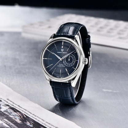 PAGANI Design PD1689 Men Quartz Watch Japan VH65 Movt Sapphire Glass Leather Strap 20Bar Waterproof Men Wristwatch Reloj Hombre