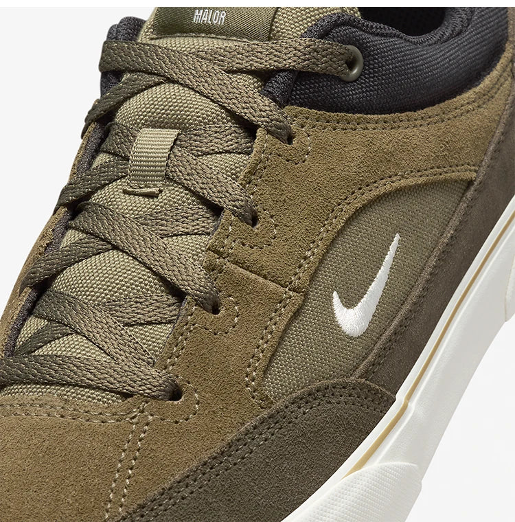 Nike Authentic SB Malor Men's Low-Top Lace-Up Wear-Resistant Sports Sneakers FV6064-100