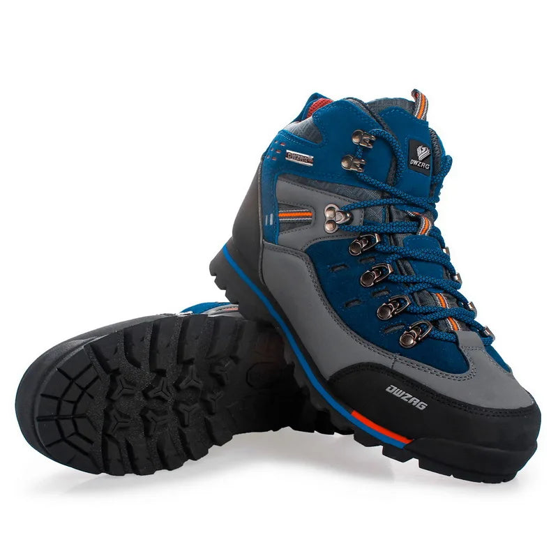 Men Climbing Shoes Outdoor Fashion Anti Slip Wear-resistant Hiking Boots Comfortable Waterproof Snow Walking Travel Sports Shoes