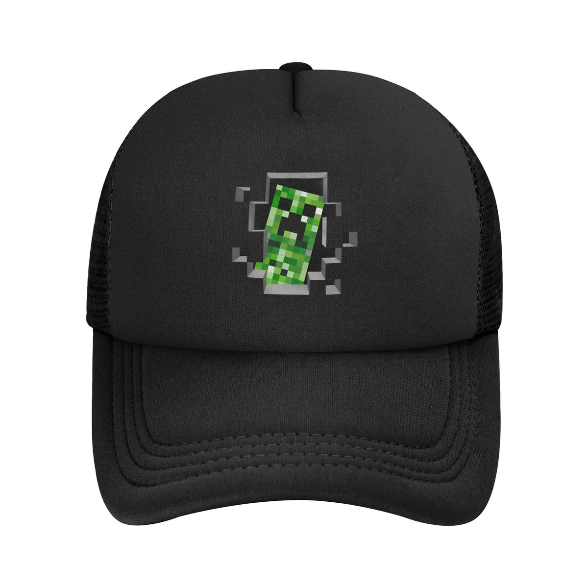 Unisex Creepers mob sticker Trucker Cap Mesh Baseball Cap Snapback Caps Hats Sun Hats Breathable Golf Hats Summer