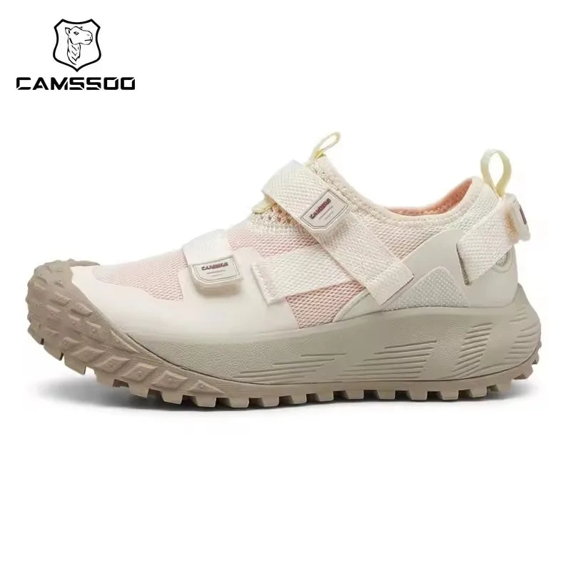 Pánské turistické boty CAMSSOO na léto, prodyšné neklouzavé běžecké boty na cestování, outdoorové sporty, s tlumením, ležérní kotníkové boty do terénu
