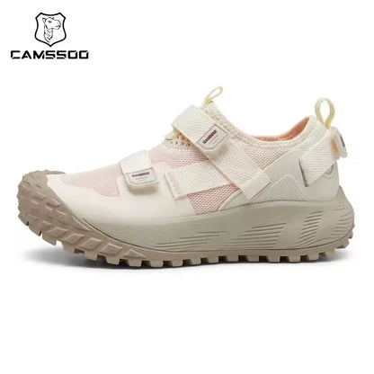 Pánské turistické boty CAMSSOO na léto, prodyšné neklouzavé běžecké boty na cestování, outdoorové sporty, s tlumením, ležérní kotníkové boty do terénu