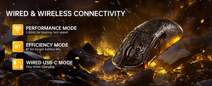 ATTACK SHARK R11 ULTRA brezžična gaming miška iz ogljikovih vlaken, 8000Hz, PAW3950MAX, 42000DPI, lahka 49g, 20000FPS, Nordic 52840