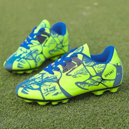 New Men Kids Professional Soccer Shoes Boys Cleats Non-Slip Grass Football Boots Adult Ultralight Training Shoes Drop Shipping