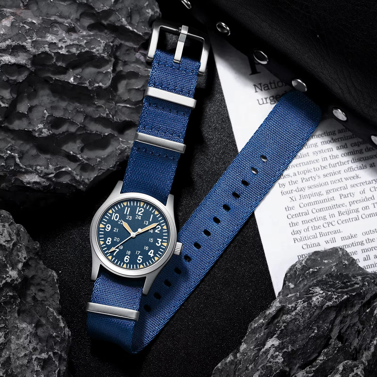 MILITREK 2026 New Military Retro Men'S VH31 Quartz Watch 37mm Sapphire Stainlesssteel 100m Waterproof C3 Luminous Reloj Hombre