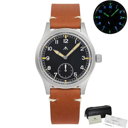 Militado D12 Quartz Watch Men VD78 Movement Domed Sapphire Crystal V2 Clear AR Coating Wristwatch 10Bar Water Resistance Watches