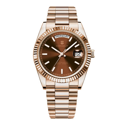 Reloj de lujo Corgeut de 36MM para hombre ST1644, reloj de pulsera mecánico automático con cristal de zafiro, relógio masculino 10BAR, para natación y vestir