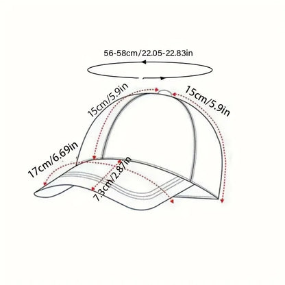 Mom and Dad Embroidered Baseball Hat Retro Sports Running Sunscreen Leisure Daily Versatile Travel Duck Tongue Hat