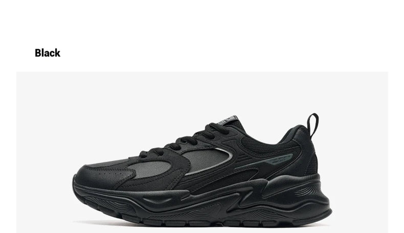 Xtep Men's Casual Shoes 2025 Winter Street Style Cushion Lightweight Wear-Resistant Breathable Walking Sneakers 875419320005